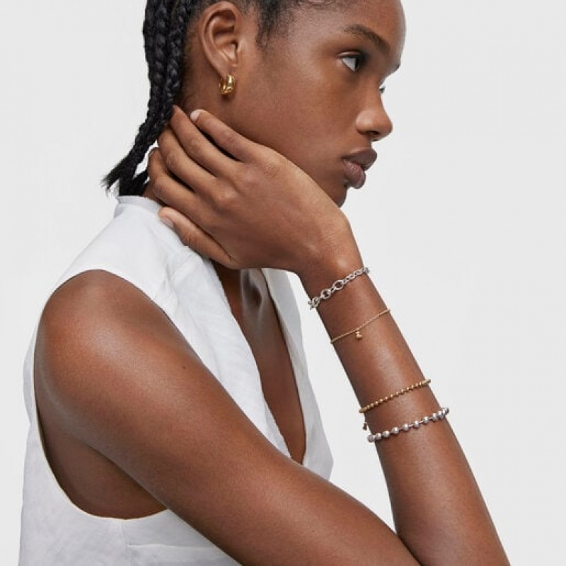 Tous Chain With Round Rings Bold Bear Armband Gold | Österreich-KHIGSB024