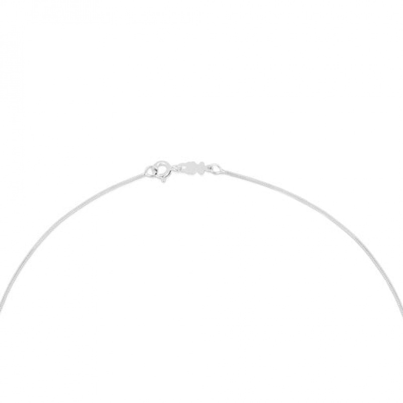 Tous Choker 40cm Kettenriemen Silber | Österreich-YEMNUK354