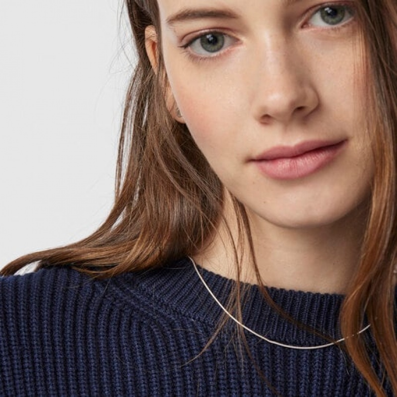 Tous Choker 40cm Kettenriemen Silber | Österreich-YEMNUK354