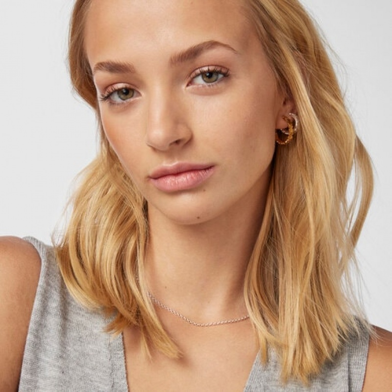 Tous Choker 40cm Kettenriemen Silber | Österreich-XVENAJ920