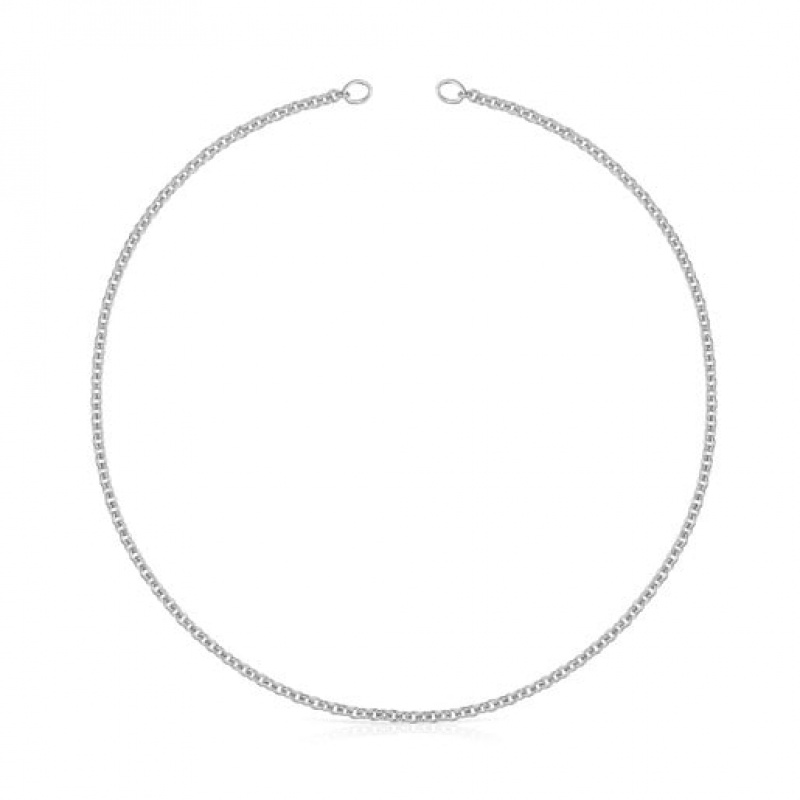Tous Choker 42cm Hold Kettenriemen Silber | Österreich-OFWSKD321