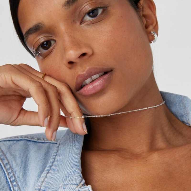 Tous Choker 44cm Kettenriemen Silber | Österreich-PMUOTL389
