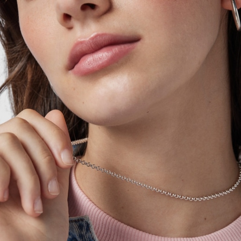 Tous Choker 45cm Kettenriemen Silber | Österreich-ZFSBCY721