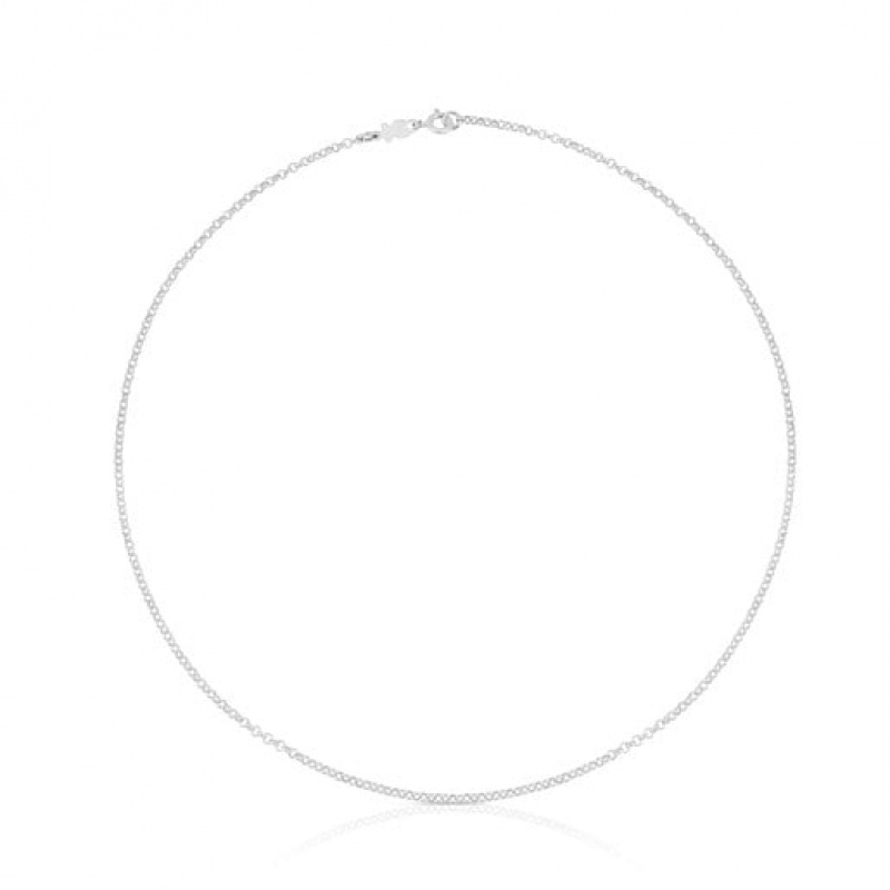 Tous Choker 45cm Kettenriemen Silber | Österreich-ZFSBCY721
