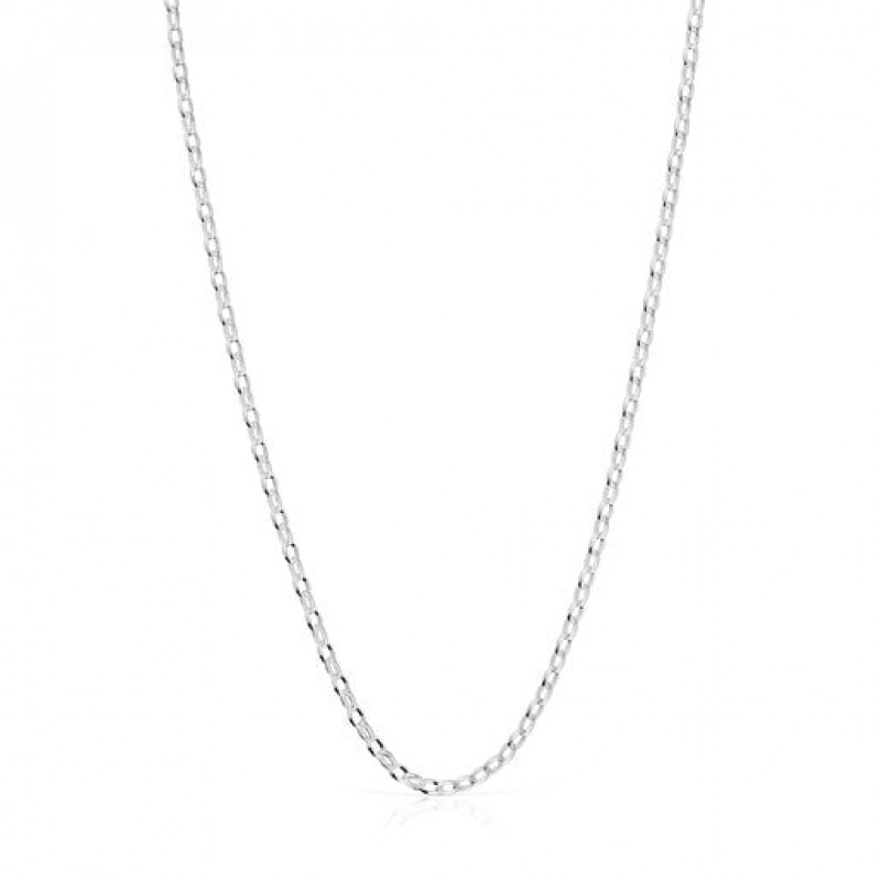 Tous Choker 60cm Kettenriemen Silber | Österreich-GOEACM651