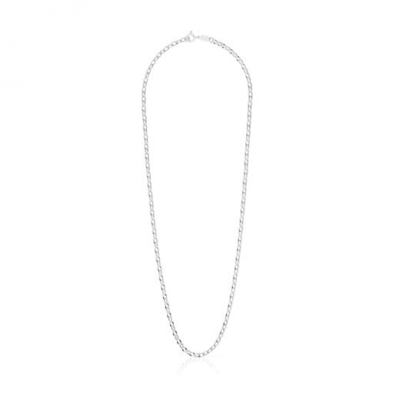 Tous Choker 60cm Kettenriemen Silber | Österreich-GOEACM651
