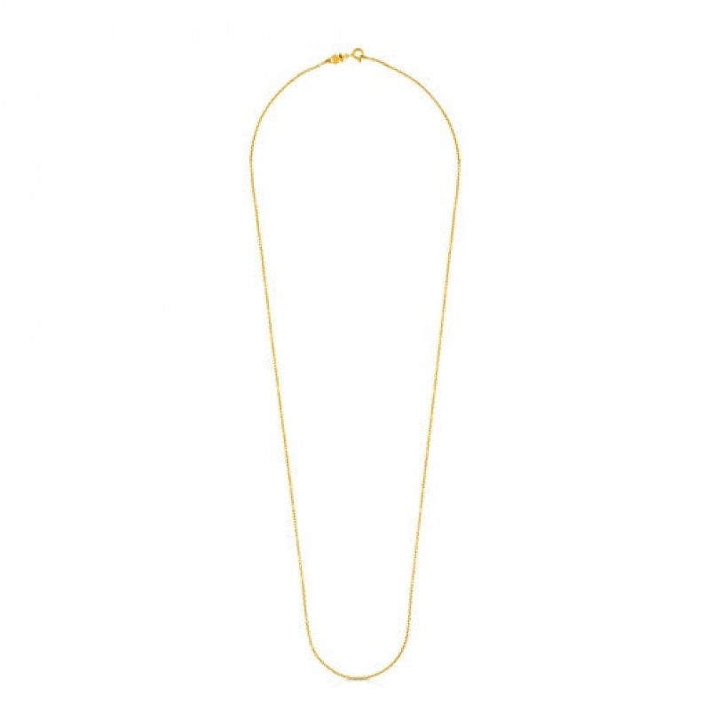Tous Choker 70cm Kettenriemen Gold | Österreich-CFIZQJ038