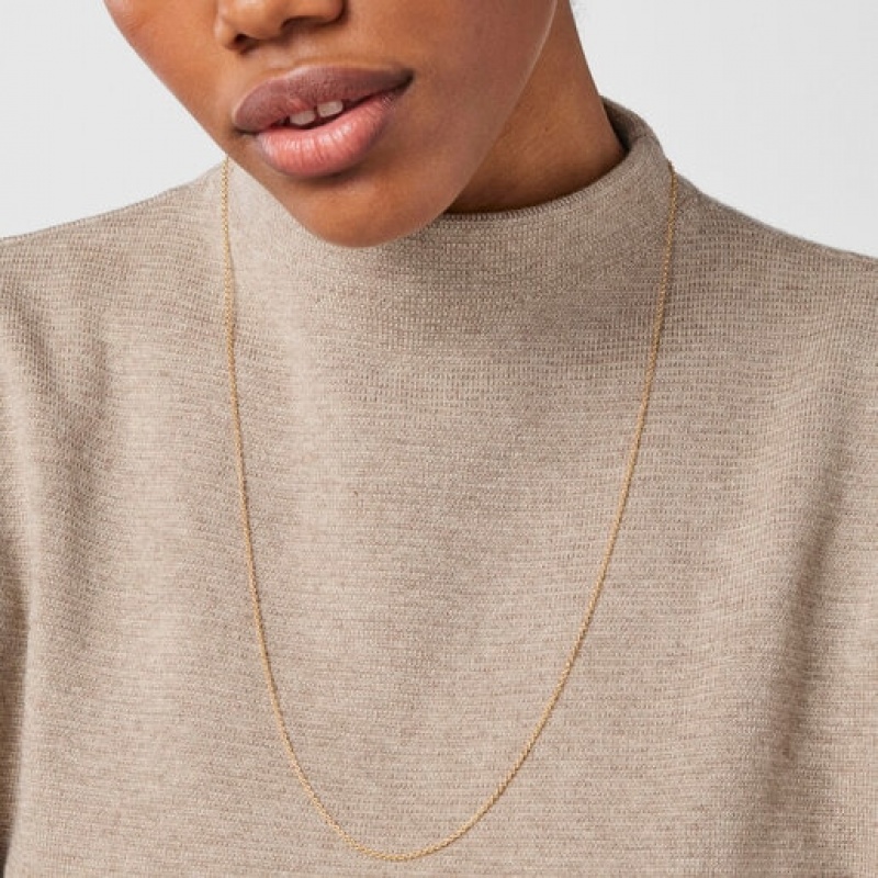 Tous Choker 70cm Kettenriemen Gold | Österreich-CFIZQJ038