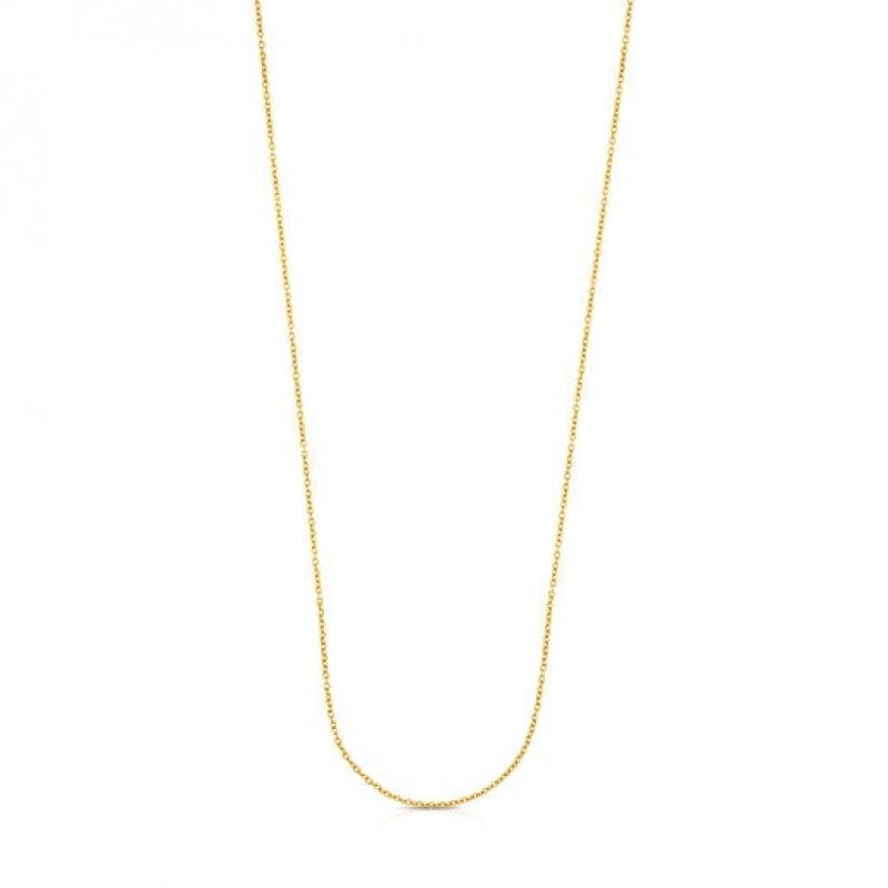 Tous Choker 70cm Kettenriemen Gold | Österreich-CFIZQJ038