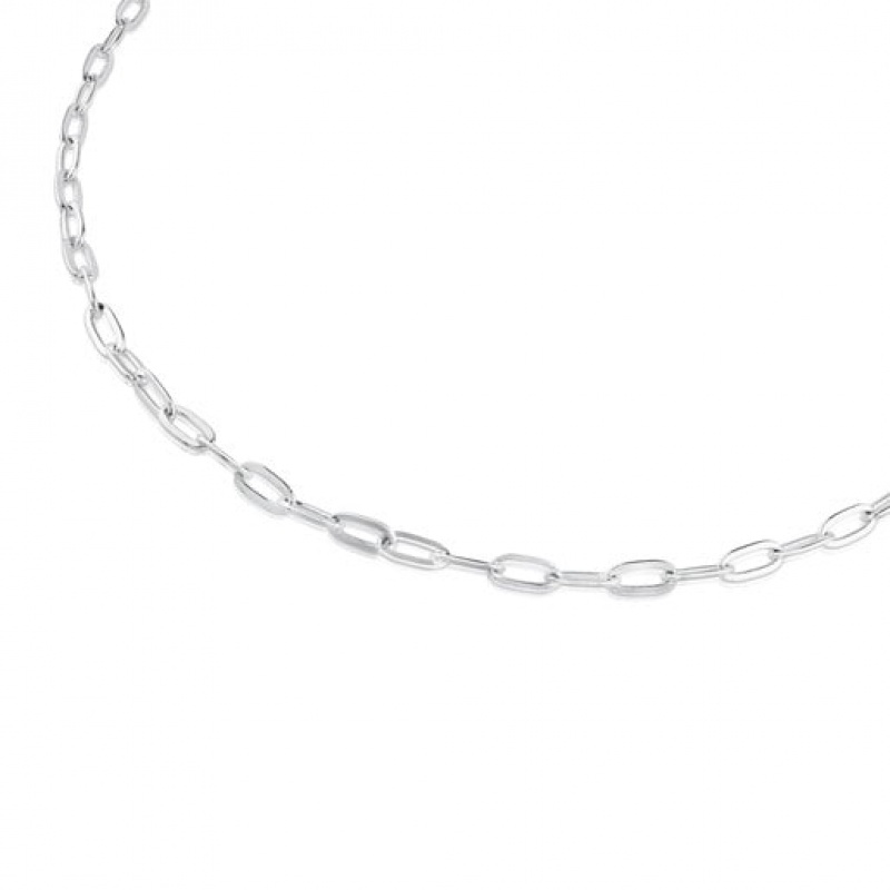 Tous Choker 80-100cm Kettenriemen Silber | Österreich-NAKPDJ197