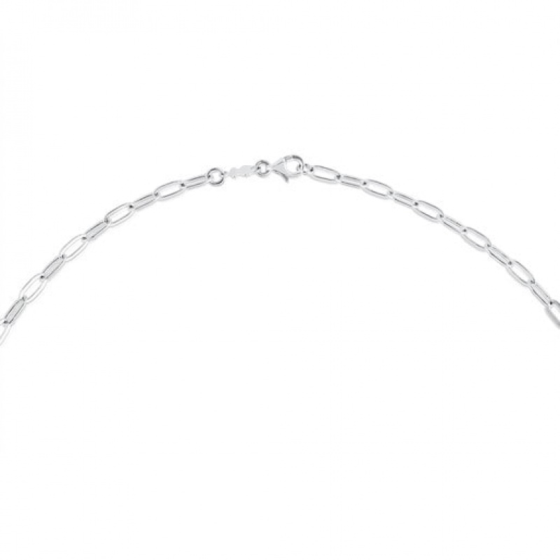 Tous Choker 80-100cm Kettenriemen Silber | Österreich-NAKPDJ197