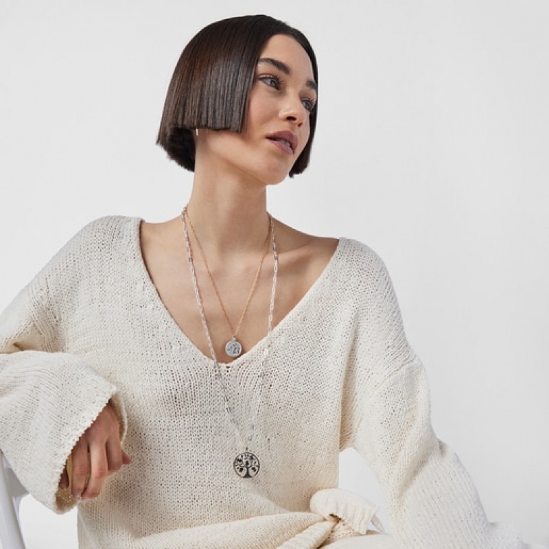 Tous Choker 80-100cm Kettenriemen Silber | Österreich-NAKPDJ197
