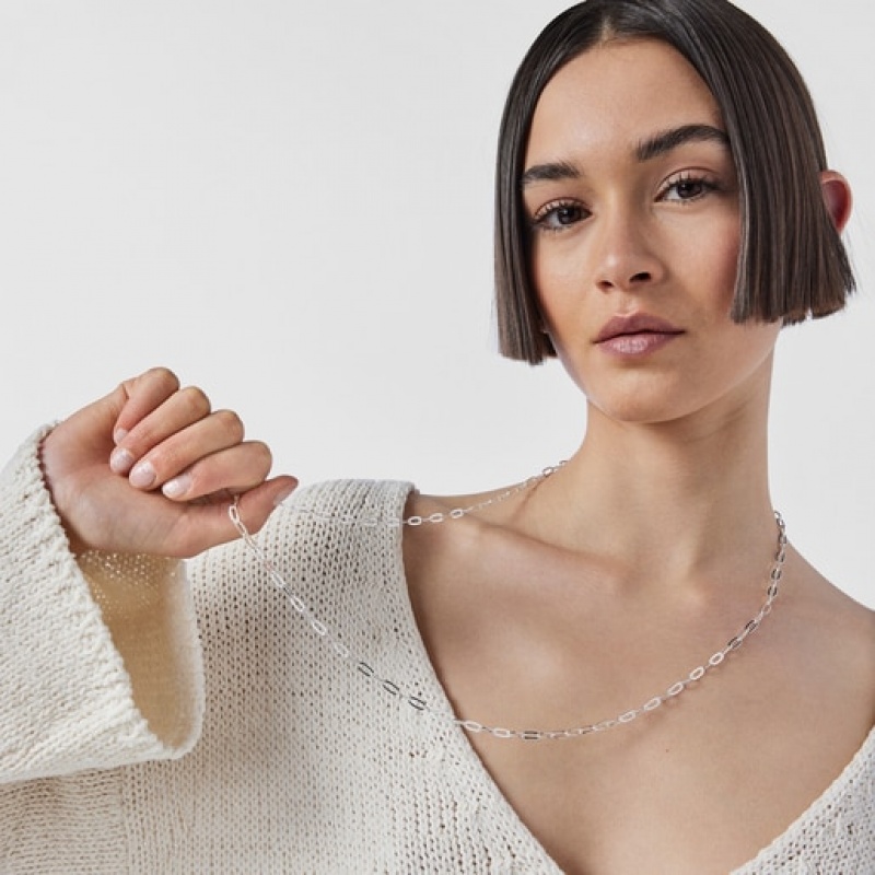 Tous Choker 80-100cm Kettenriemen Silber | Österreich-NAKPDJ197