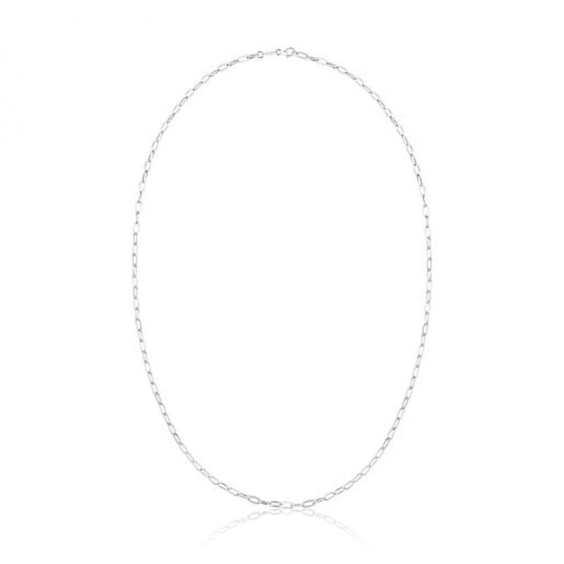 Tous Choker 80-100cm Kettenriemen Silber | Österreich-NAKPDJ197