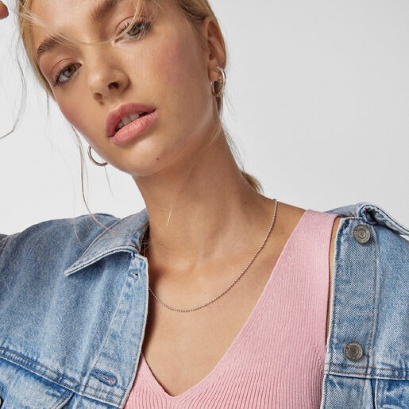 Tous Choker With 18mm Balls Kettenriemen Silber | Österreich-UIMLCW058