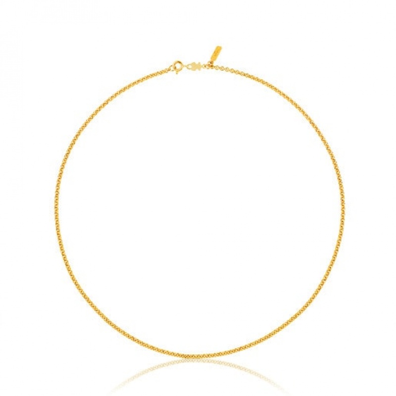 Tous Choker With Balls 50cm Kettenriemen Gold | Österreich-AXSLQN018