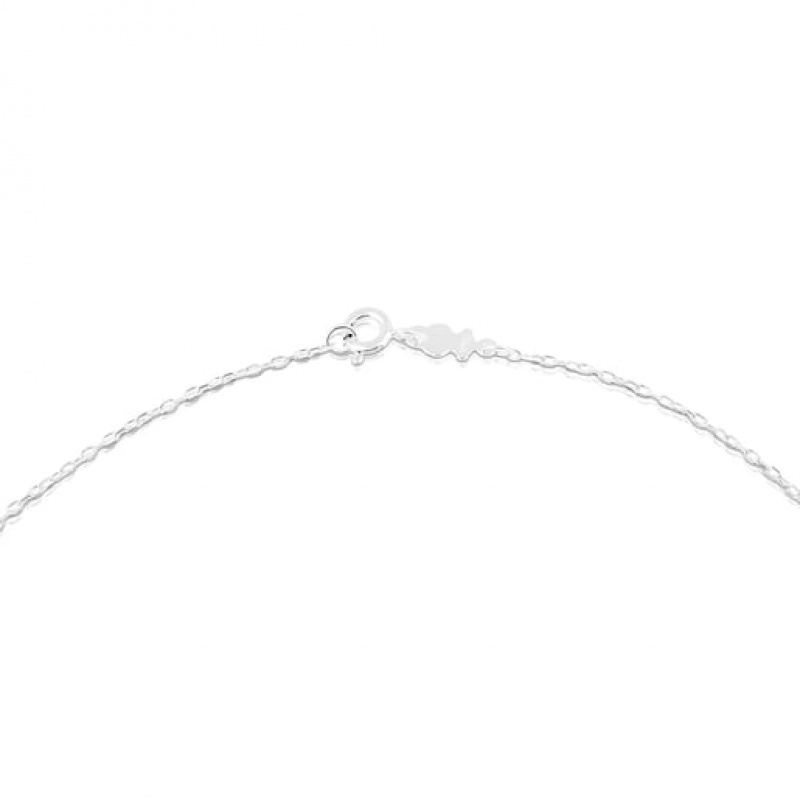 Tous Choker With Oval Rings 45cm Kettenriemen Silber | Österreich-ZMBJSU621