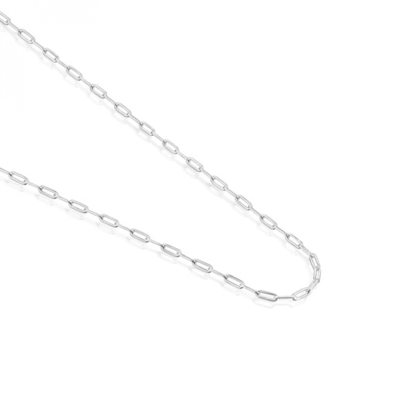 Tous Choker With Oval Rings 95cm Kettenriemen Silber | Österreich-LSKZPH946