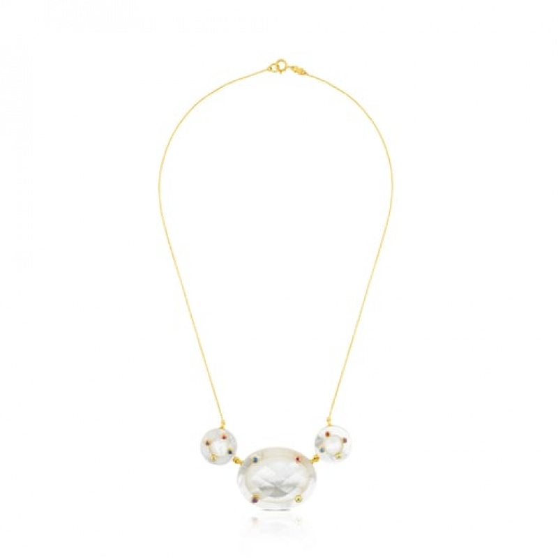 Tous Ciel With Gemstones Nacre Halskette Gold | Österreich-ANCIHD437