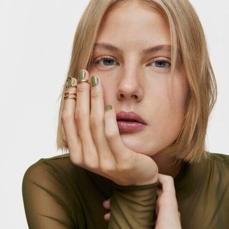 Tous Claws fingernail Double Ring Gold | Österreich-OIPYKN439