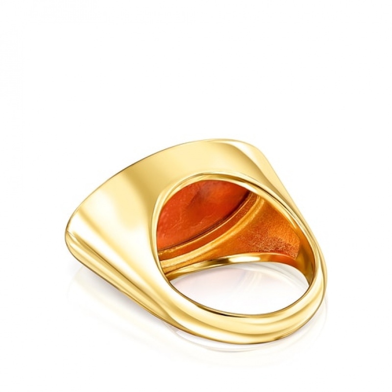 Tous Cocktail With Glass Ring Gold | Österreich-RGHNFO420