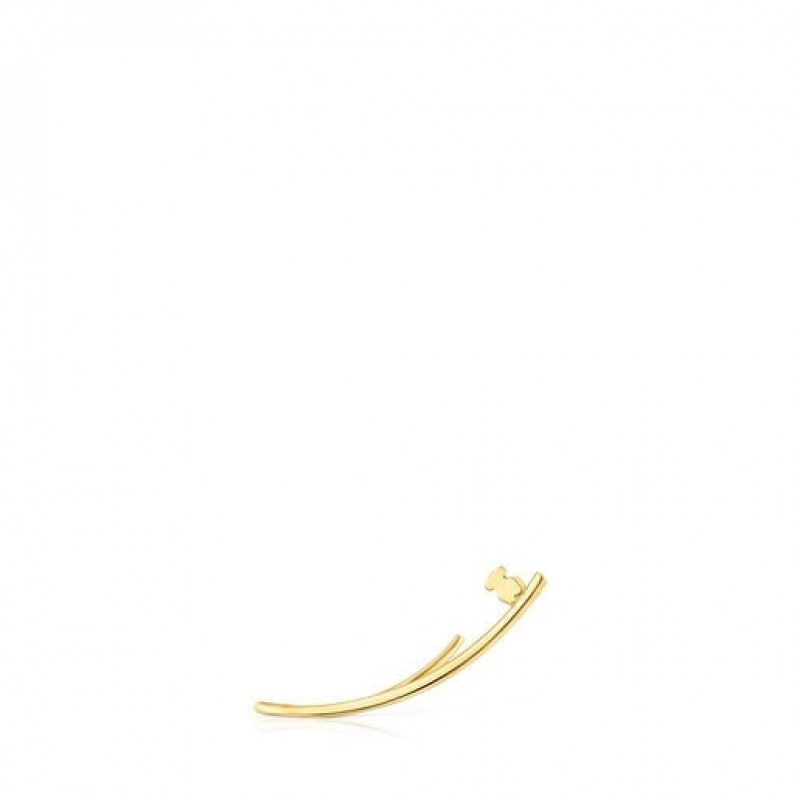 Tous Cool Joy Bar Ohrringe Gold | Österreich-XRWQKU476