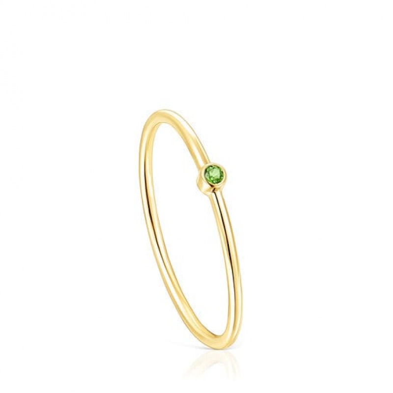 Tous Cool Joy With Chrome Diopside Ring Gold | Österreich-ALWQGS481