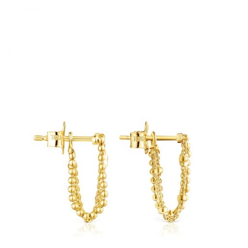 Tous Cool Joy With Four Chains Ohrringe Gold | Österreich-QKXEAI501