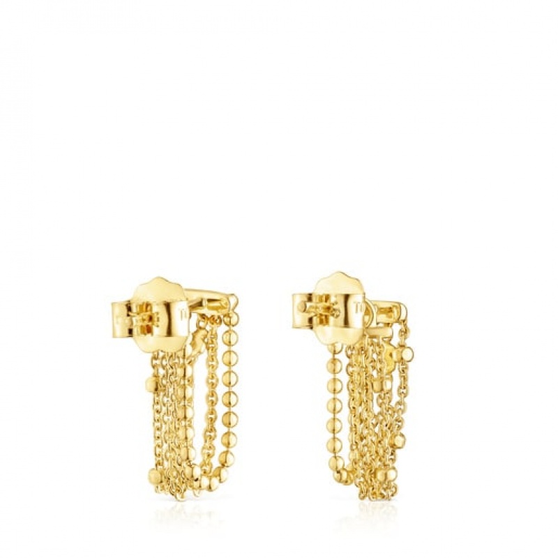 Tous Cool Joy With Four Chains Ohrringe Gold | Österreich-QKXEAI501