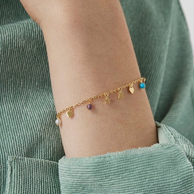 Tous Cool Joy With Gemstones Armband Gold | Österreich-VNQGMK410