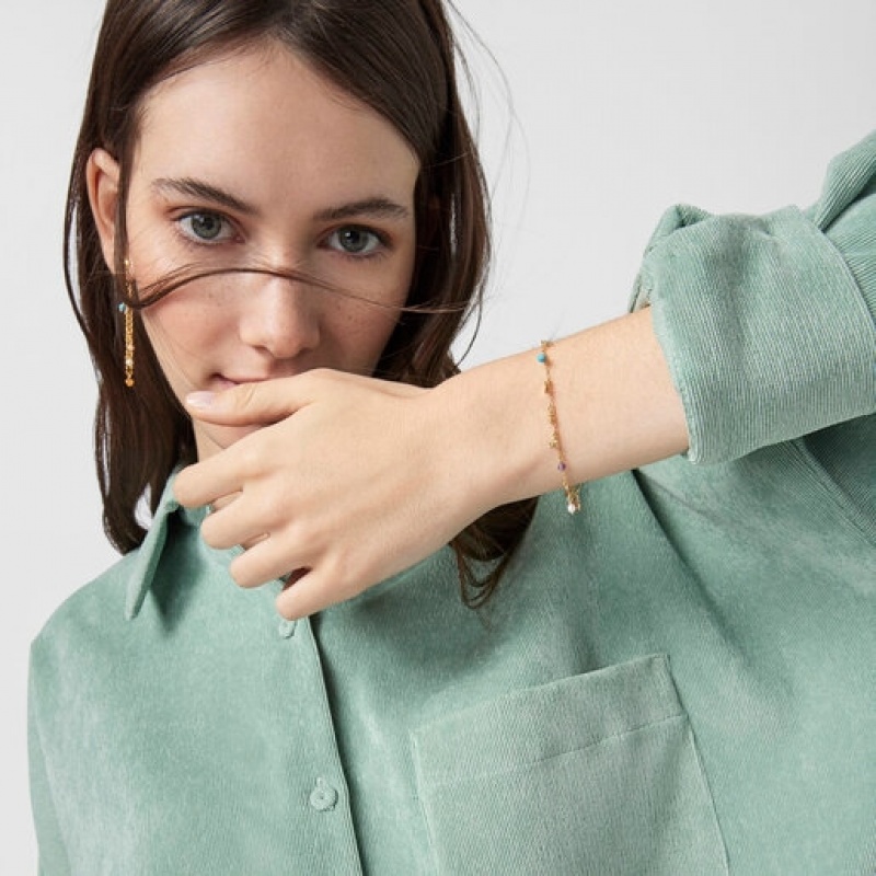 Tous Cool Joy With Gemstones Armband Gold | Österreich-VNQGMK410