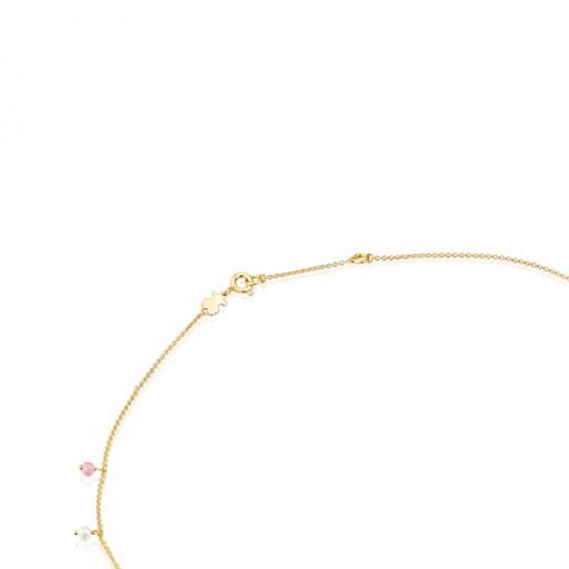 Tous Cool Joy With Gemstones Halskette Gold | Österreich-QAMDKH052