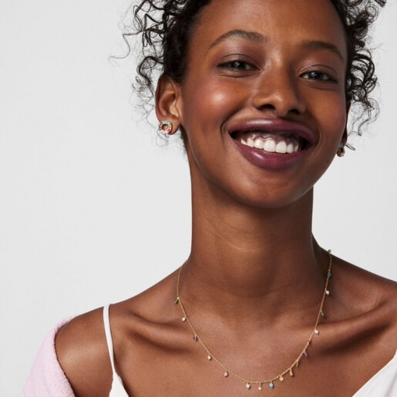 Tous Cool Joy With Gemstones Halskette Gold | Österreich-QAMDKH052