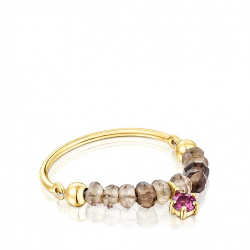Tous Cool Joy With Smoky Quartz Ring Gold | Österreich-SDZTUK023