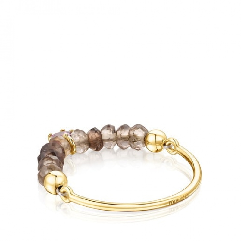 Tous Cool Joy With Smoky Quartz Ring Gold | Österreich-SDZTUK023
