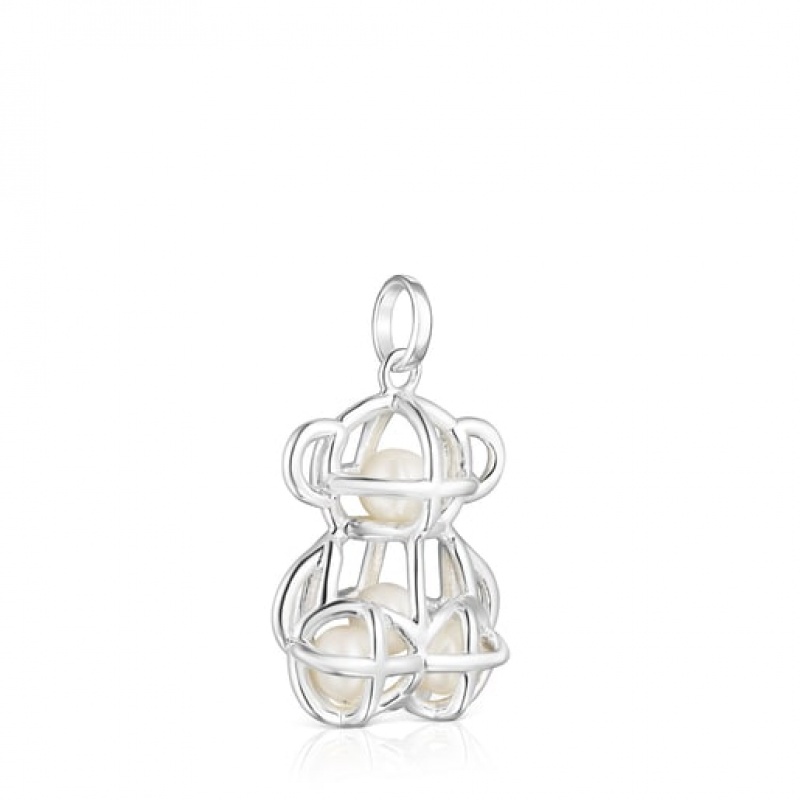Tous Costura Pearls Anhänger Silber | Österreich-FDEOLU328