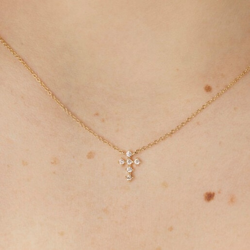 Tous Cross With 009ct Of Diamonds Les Classiques Halskette Gold | Österreich-GZOSAU650
