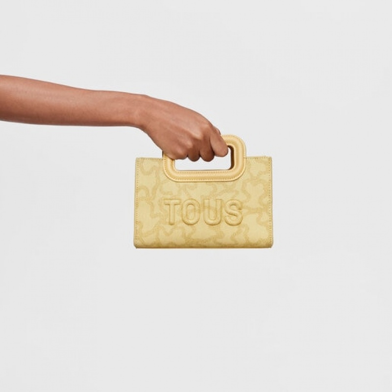 Tous Crossbody Kaos Icon Mini Taschen Gelb | Österreich-WMQFLC827
