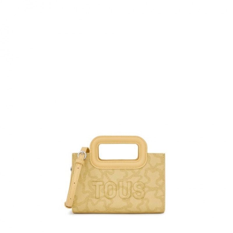 Tous Crossbody Kaos Icon Mini Taschen Gelb | Österreich-WMQFLC827
