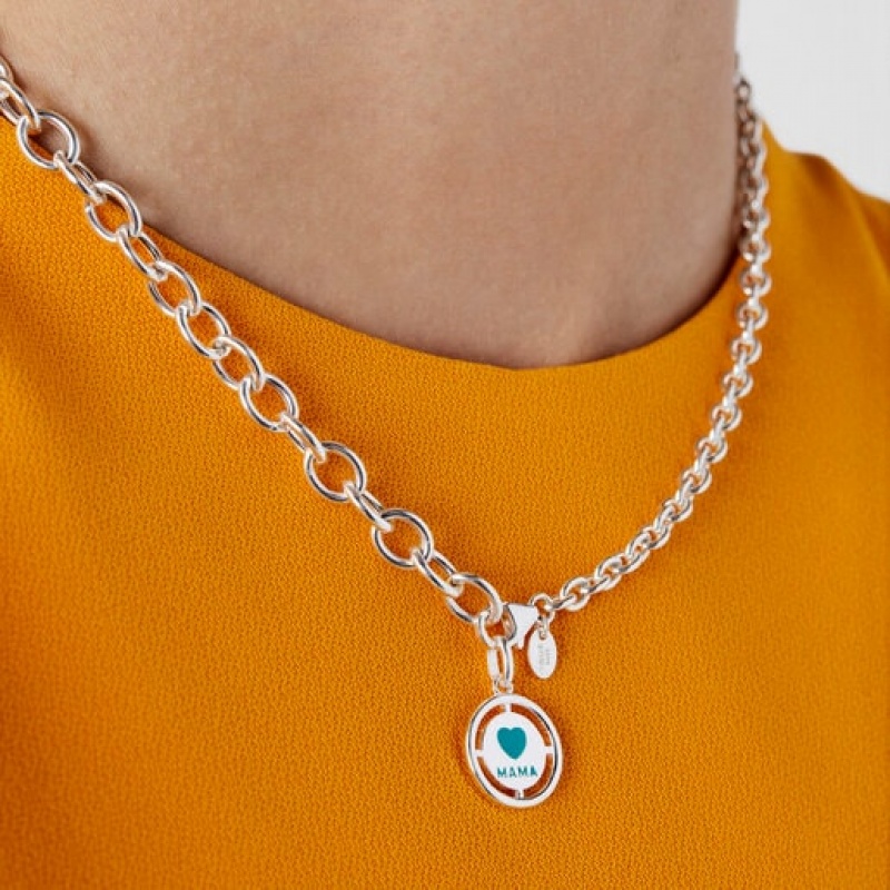 Tous Crossword Mama Mama With Enamel Anhänger Silber | Österreich-RUSWEI601