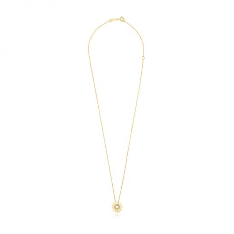 Tous Crossword Mama With Diamonds Halskette Gold | Österreich-BHLMDO013