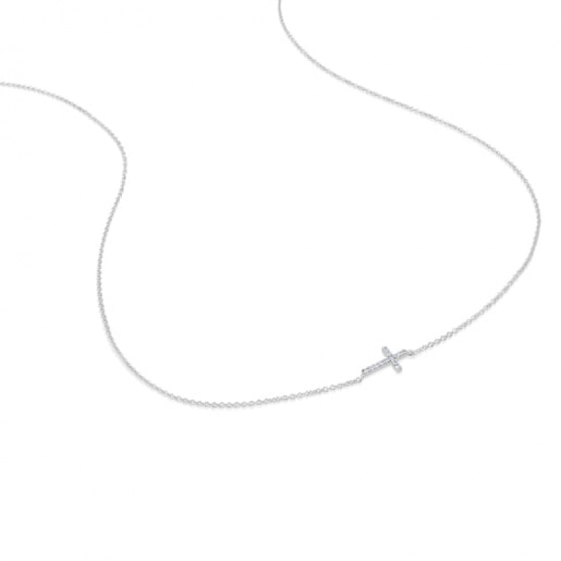 Tous Cruz With Diamonds Halskette Silber | Österreich-LHZTJD298