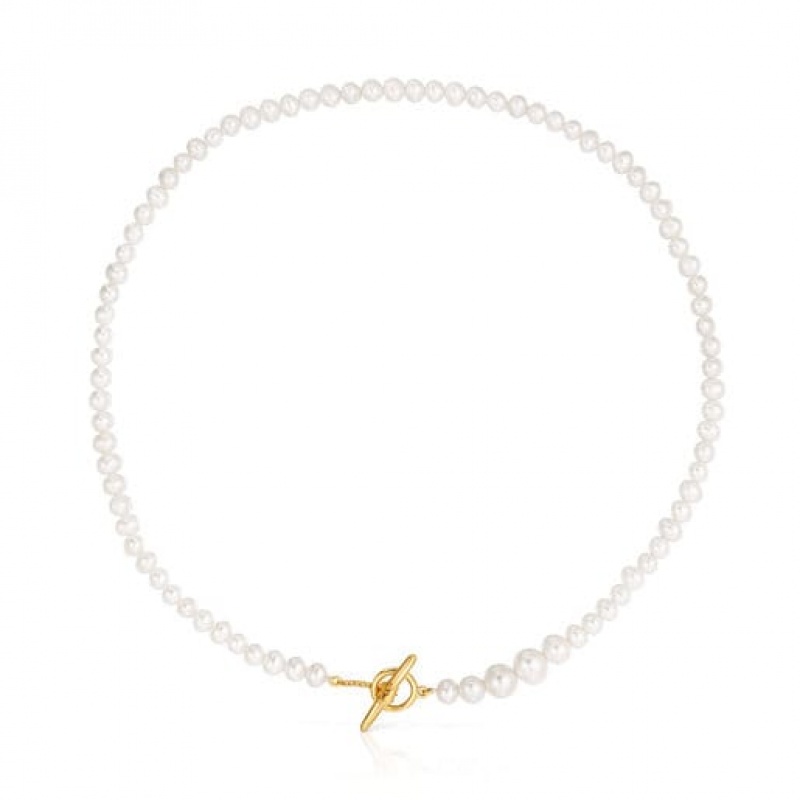 Tous Cultured Pearl Lure With Halskette Silber | Österreich-ATYPJC546