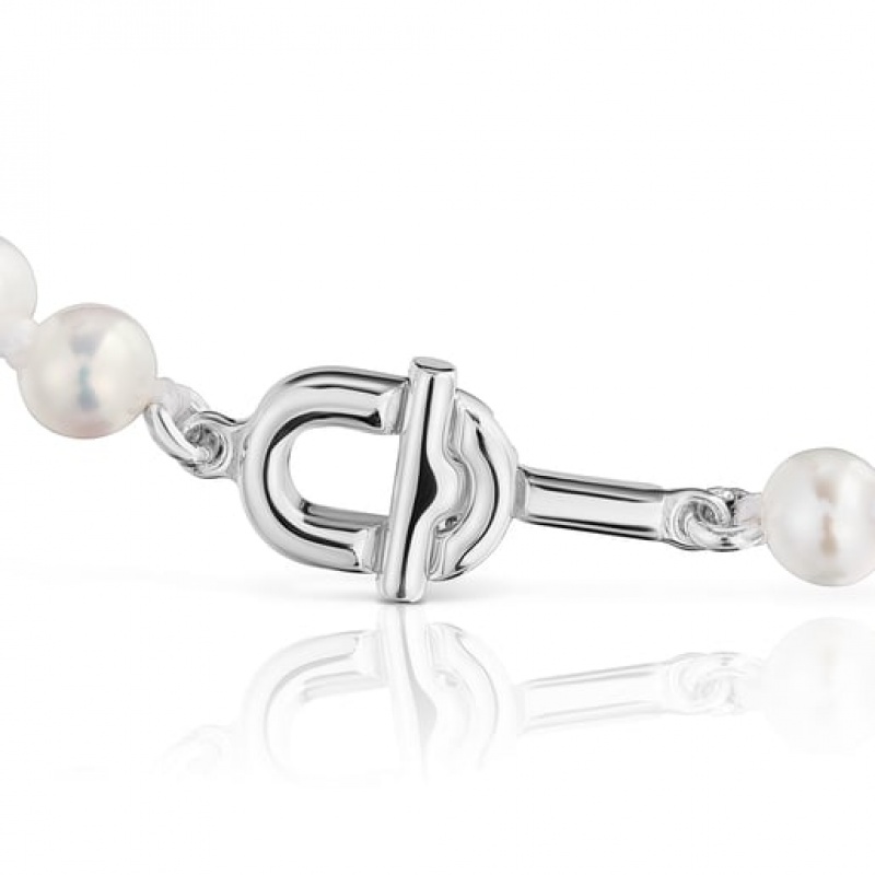 Tous Cultured Pearls Manifesto Armband Silber | Österreich-WXRJLY324