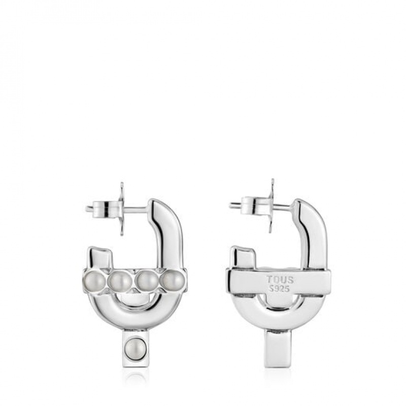 Tous Cultured Pearls Manifesto Ohrringe Silber | Österreich-QNJVRK268