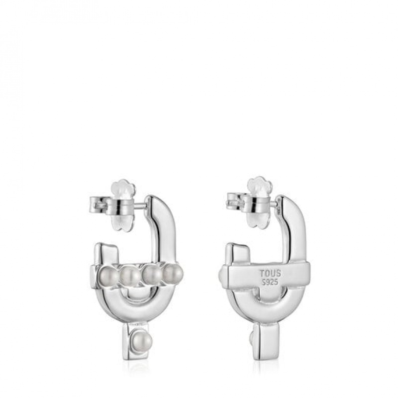 Tous Cultured Pearls Manifesto Ohrringe Silber | Österreich-QNJVRK268