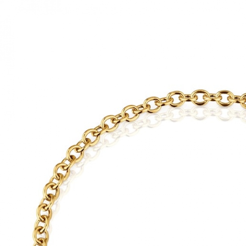 Tous Curb Choker With Kettenriemen Silber | Österreich-CQJENA249