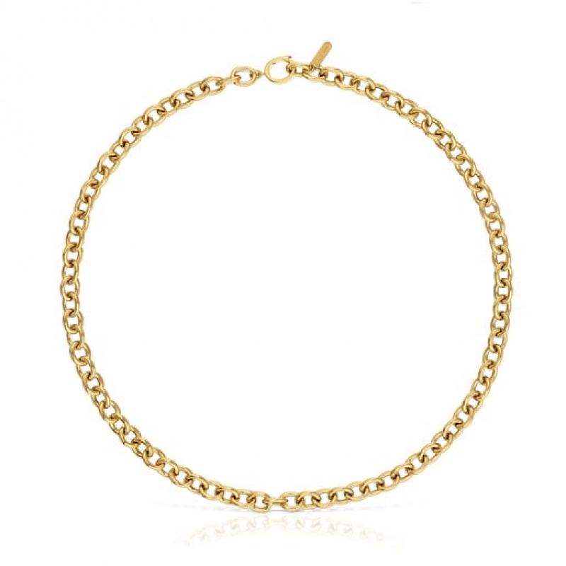 Tous Curb Choker With Kettenriemen Silber | Österreich-CQJENA249