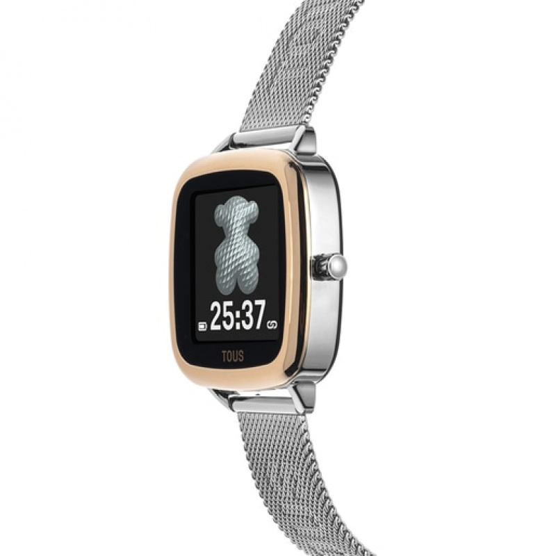 Tous D Connect Iprg Steel With Steel Bracelet Smartwatches Silber | Österreich-PVHDCT845