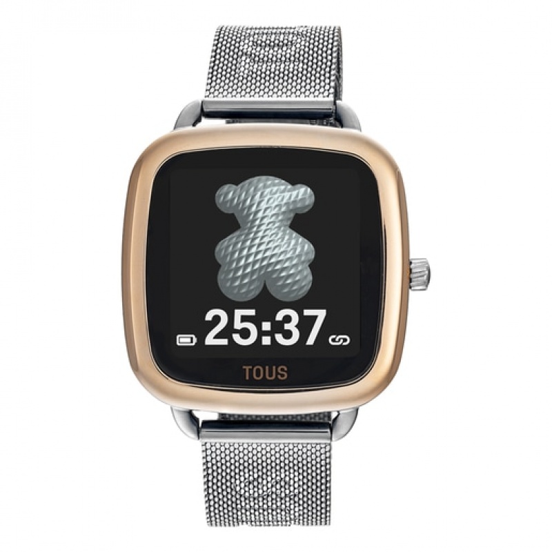 Tous D Connect Iprg Steel With Steel Bracelet Smartwatches Silber | Österreich-PVHDCT845